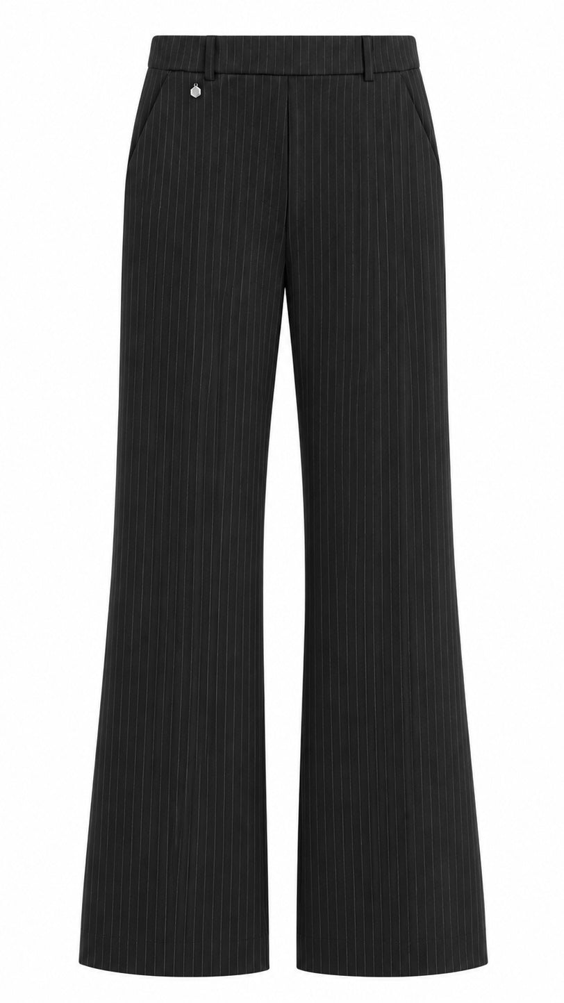 Pantalone Gessato palazzo con tasche jacquard RAGNO