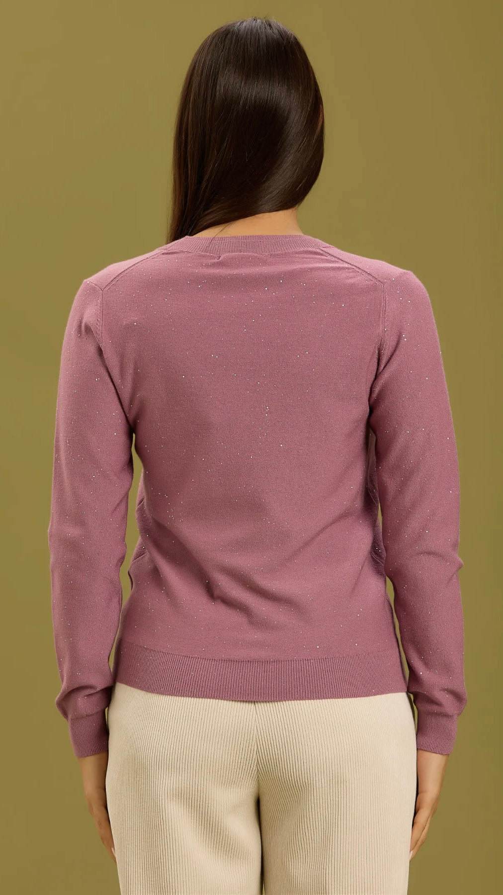 Maglia Girocollo Pailettes