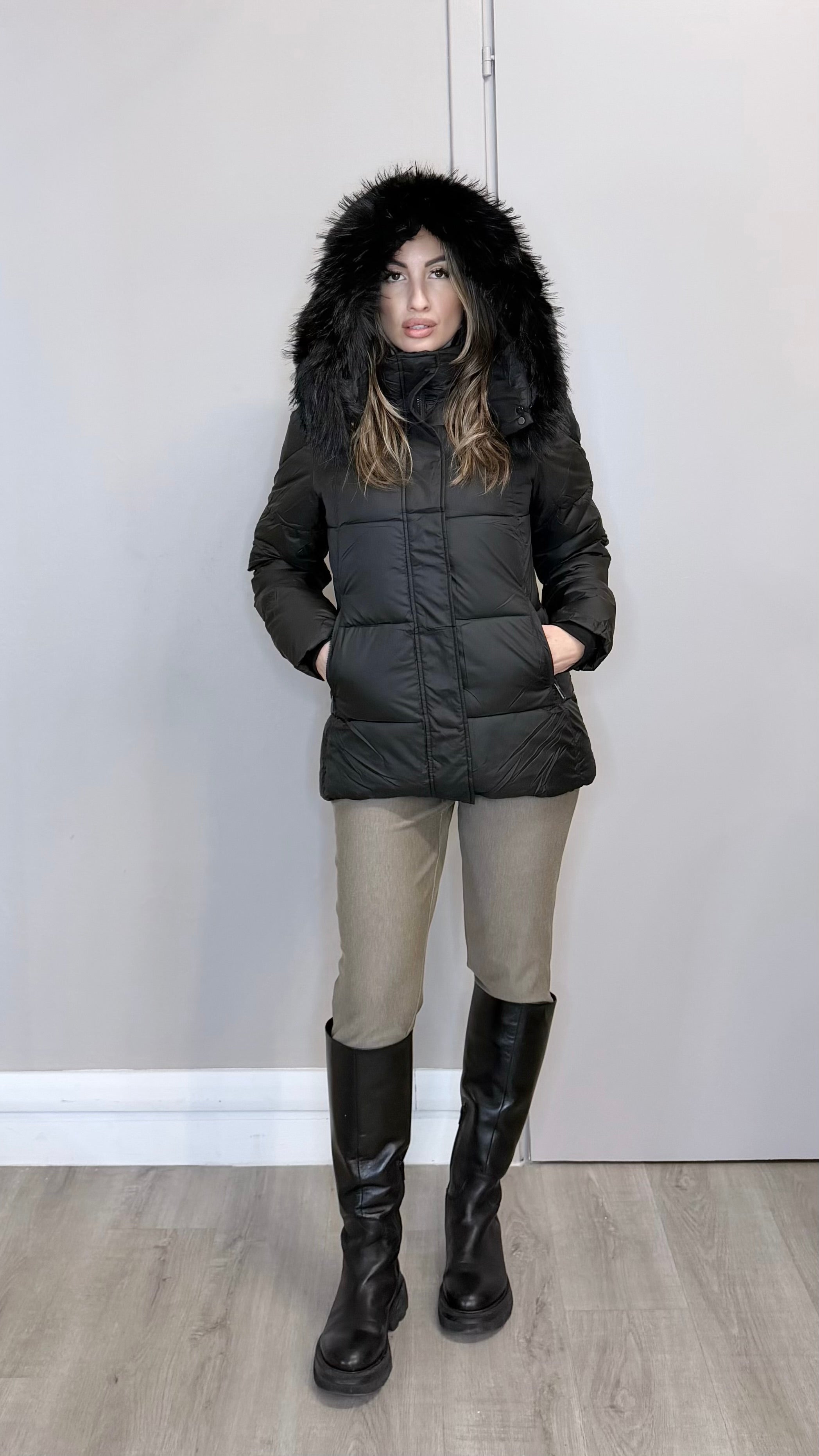 Piumino Black Poison