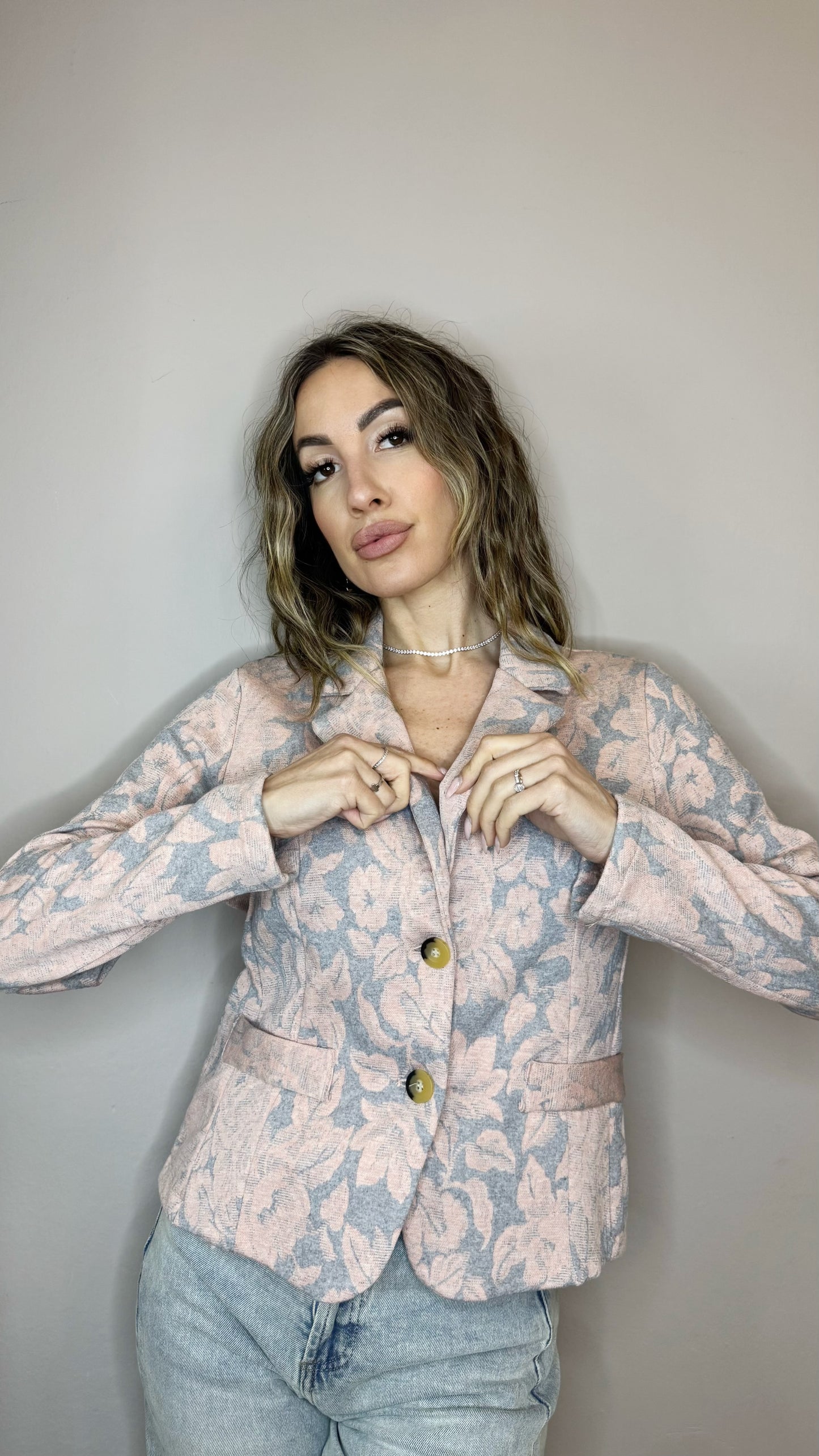 Giacca Jacquard