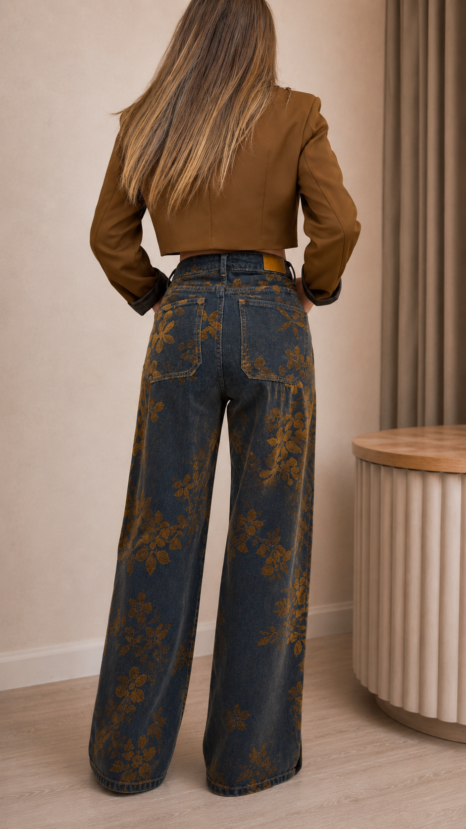 Jeans Velvet Bloom