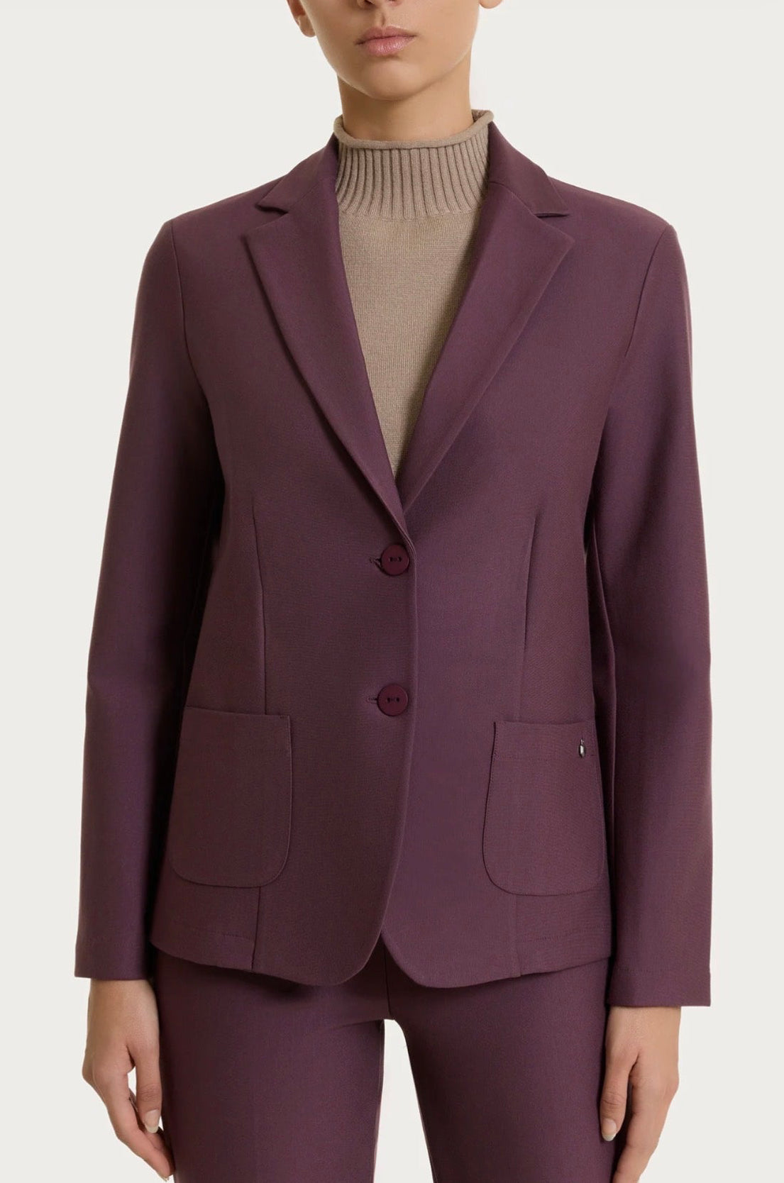 Blazer con Tasche Slim