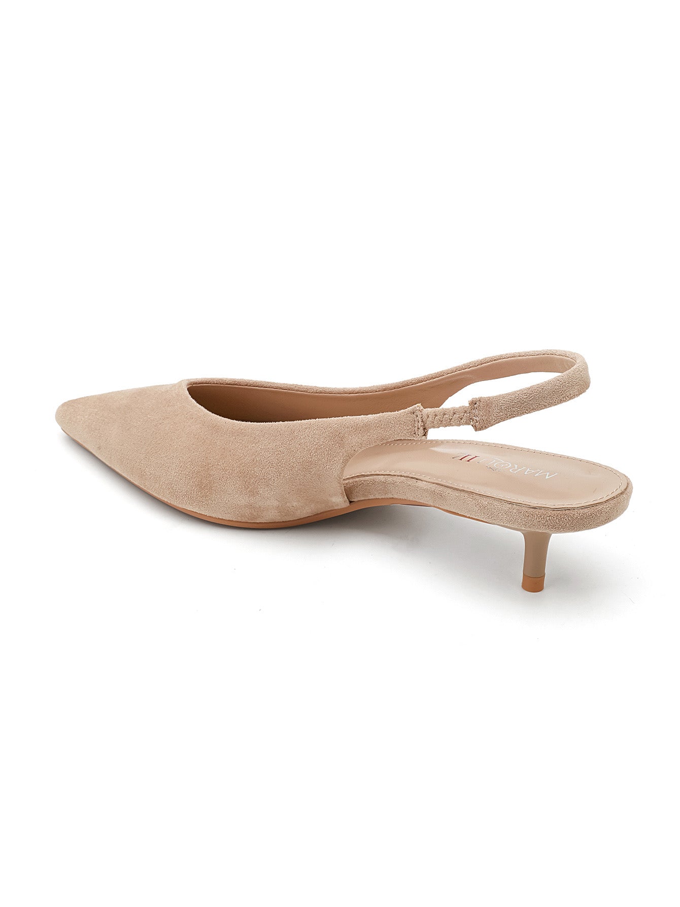 Slingback Nude Suede