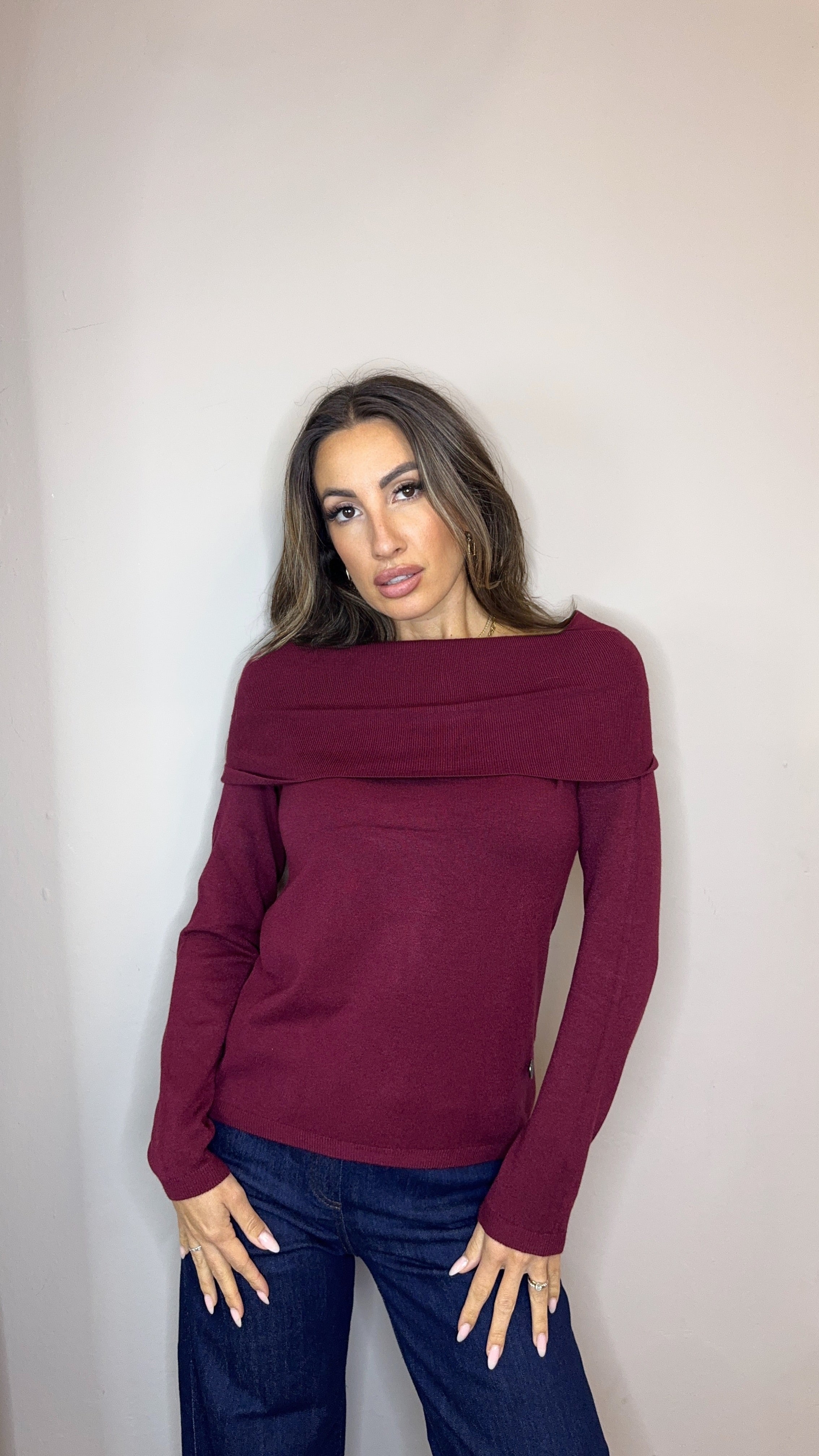 Maglia Scollo Chiffer