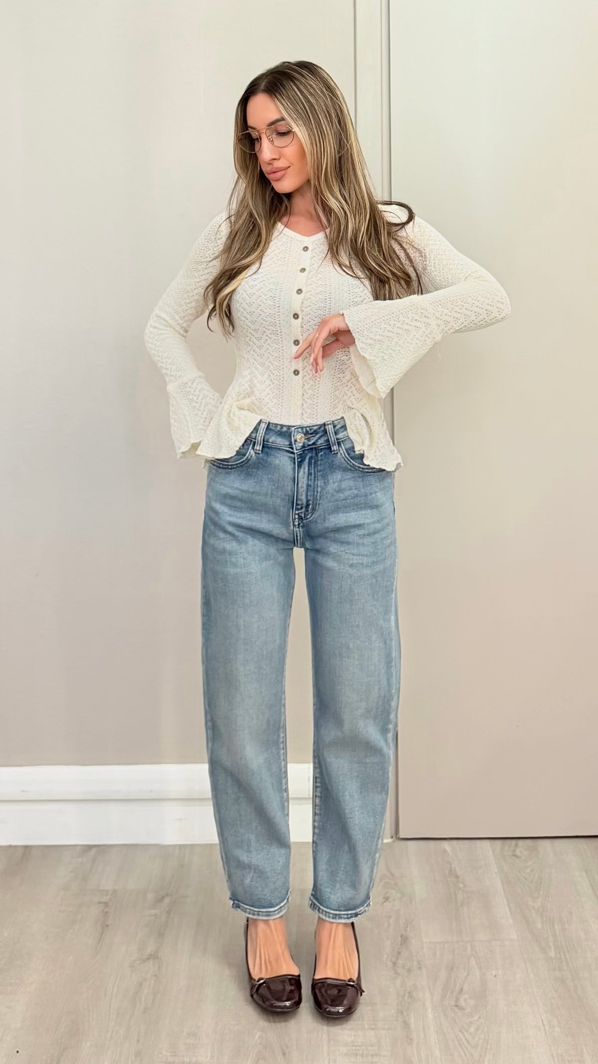 Jeans MOM Fit stretch