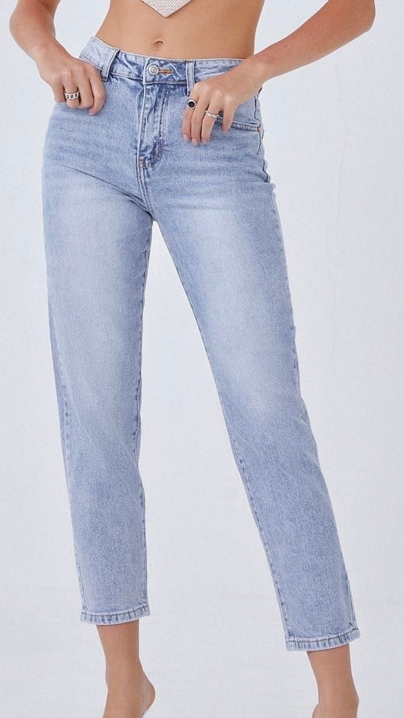 Jeans Mom Fit Premium Azur