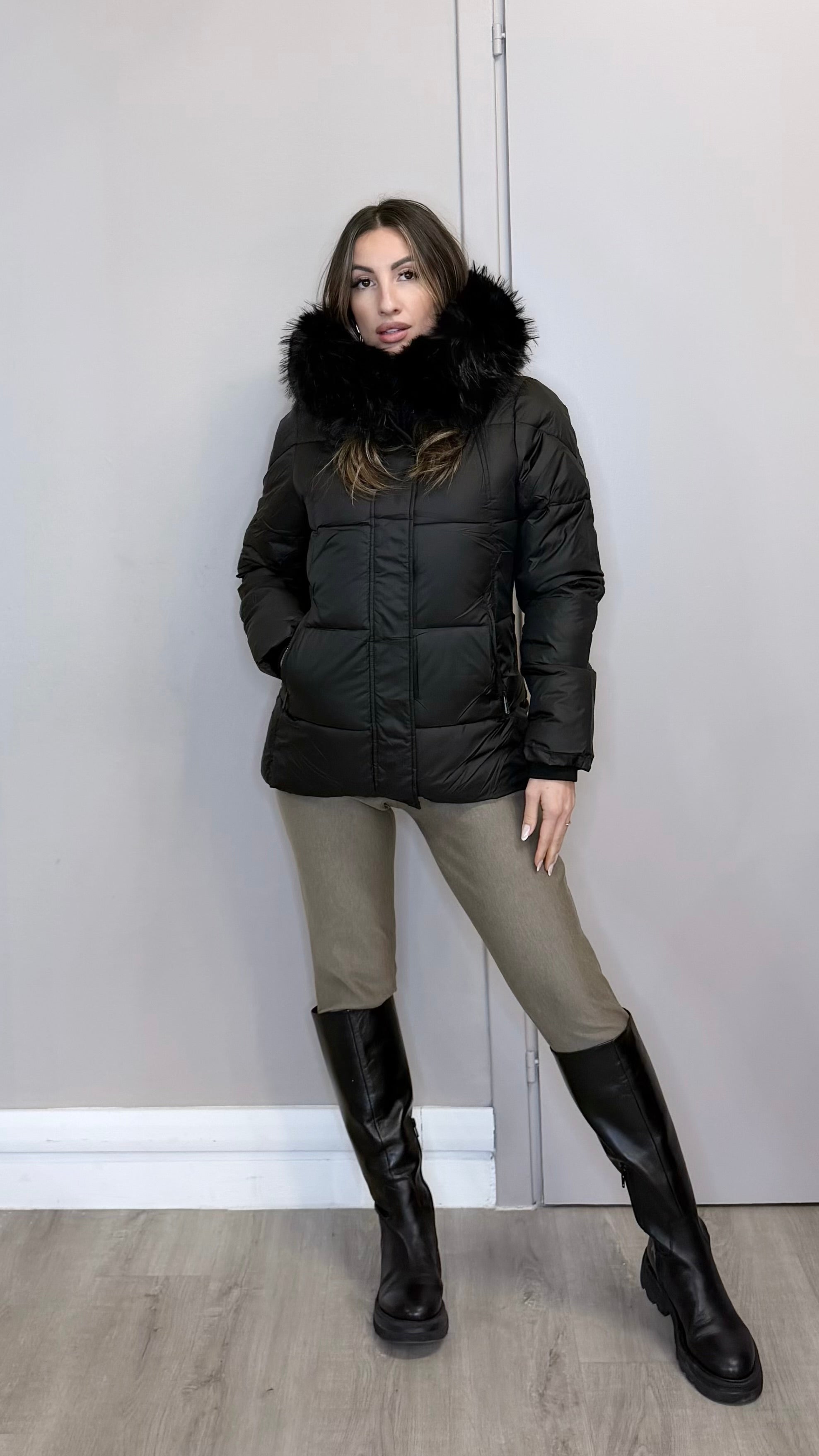 Piumino Black Poison