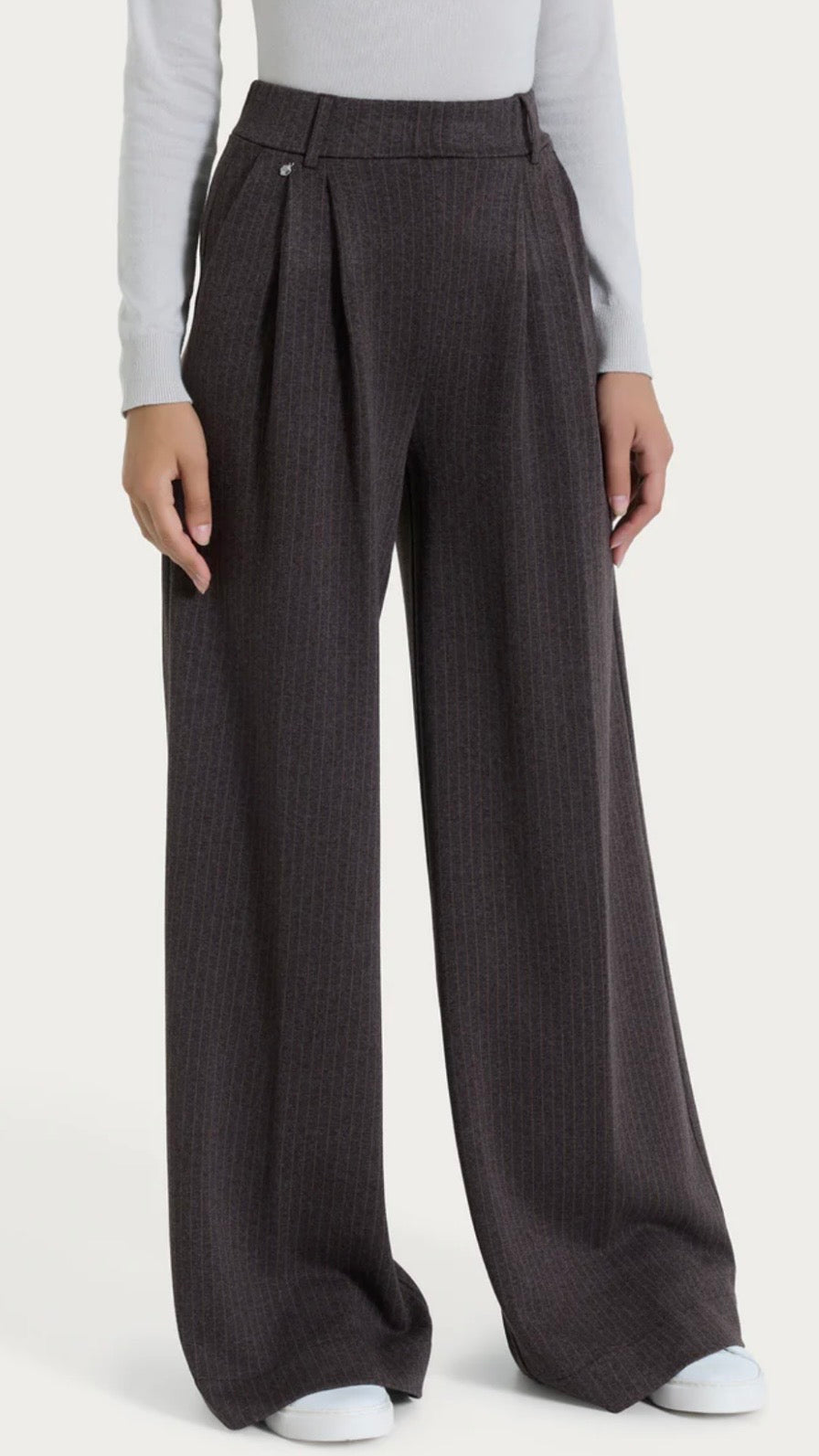 Pantalone Palazzo gessato RAGNO