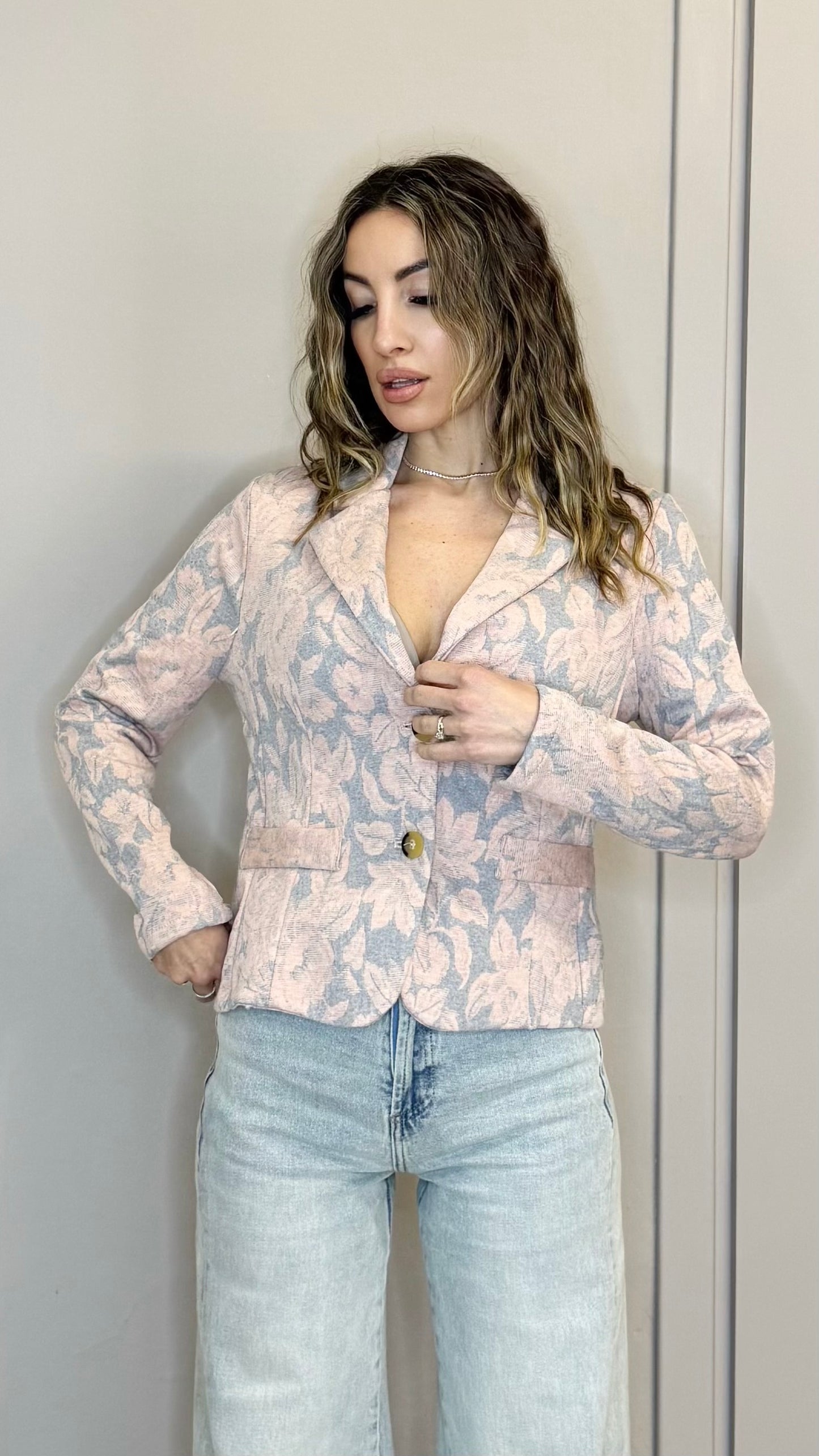 Giacca Jacquard