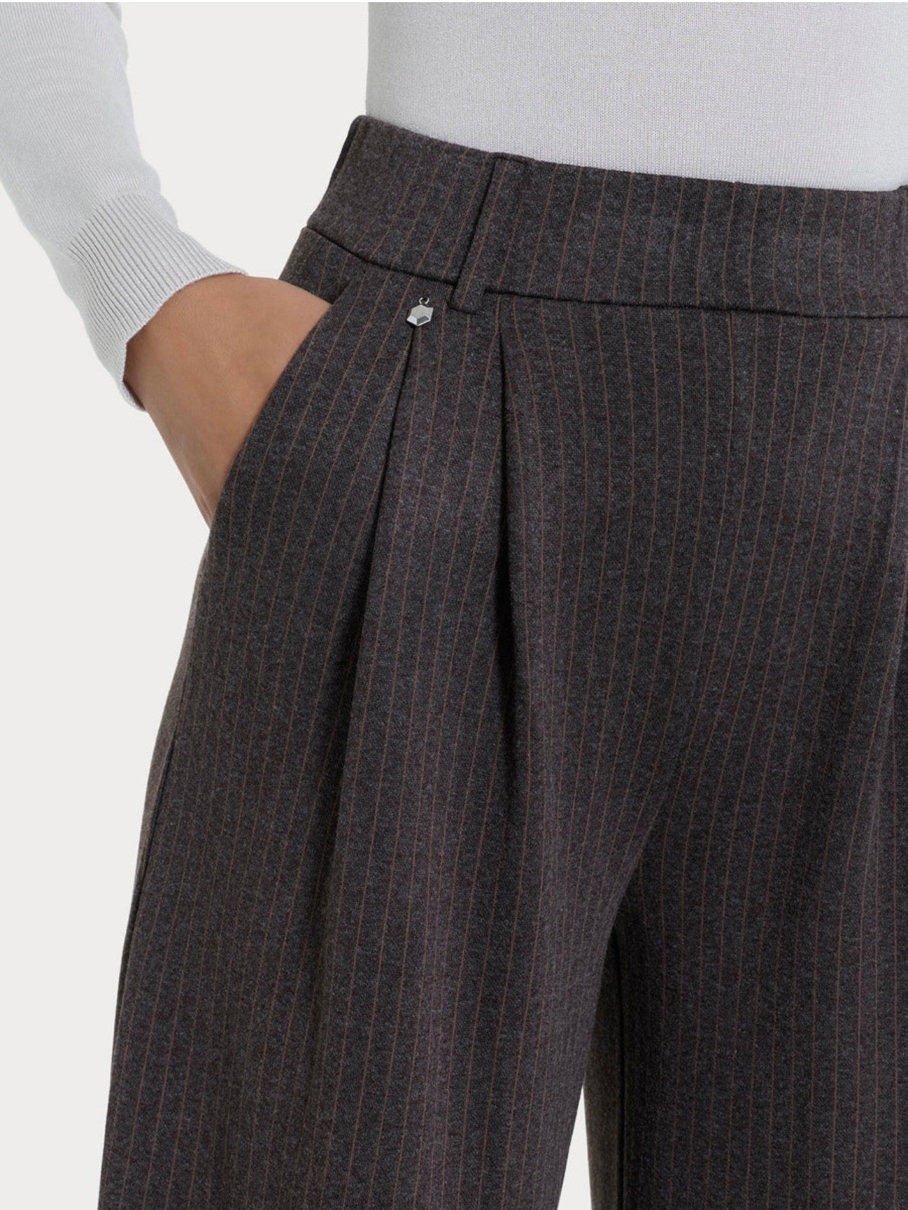 Pantalone Palazzo gessato RAGNO