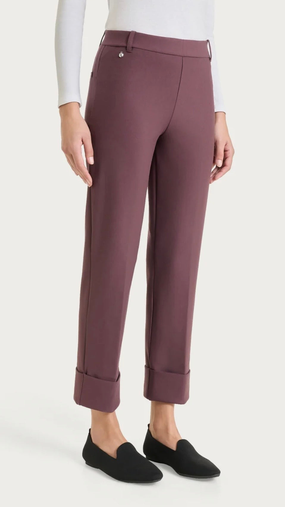 Pantalone dritto con risvolto RAGNO