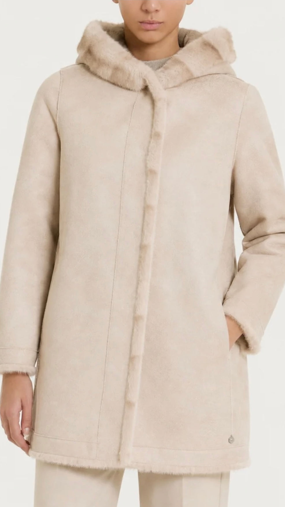 Ecomontone/Pelliccia Reversibile RAGNO