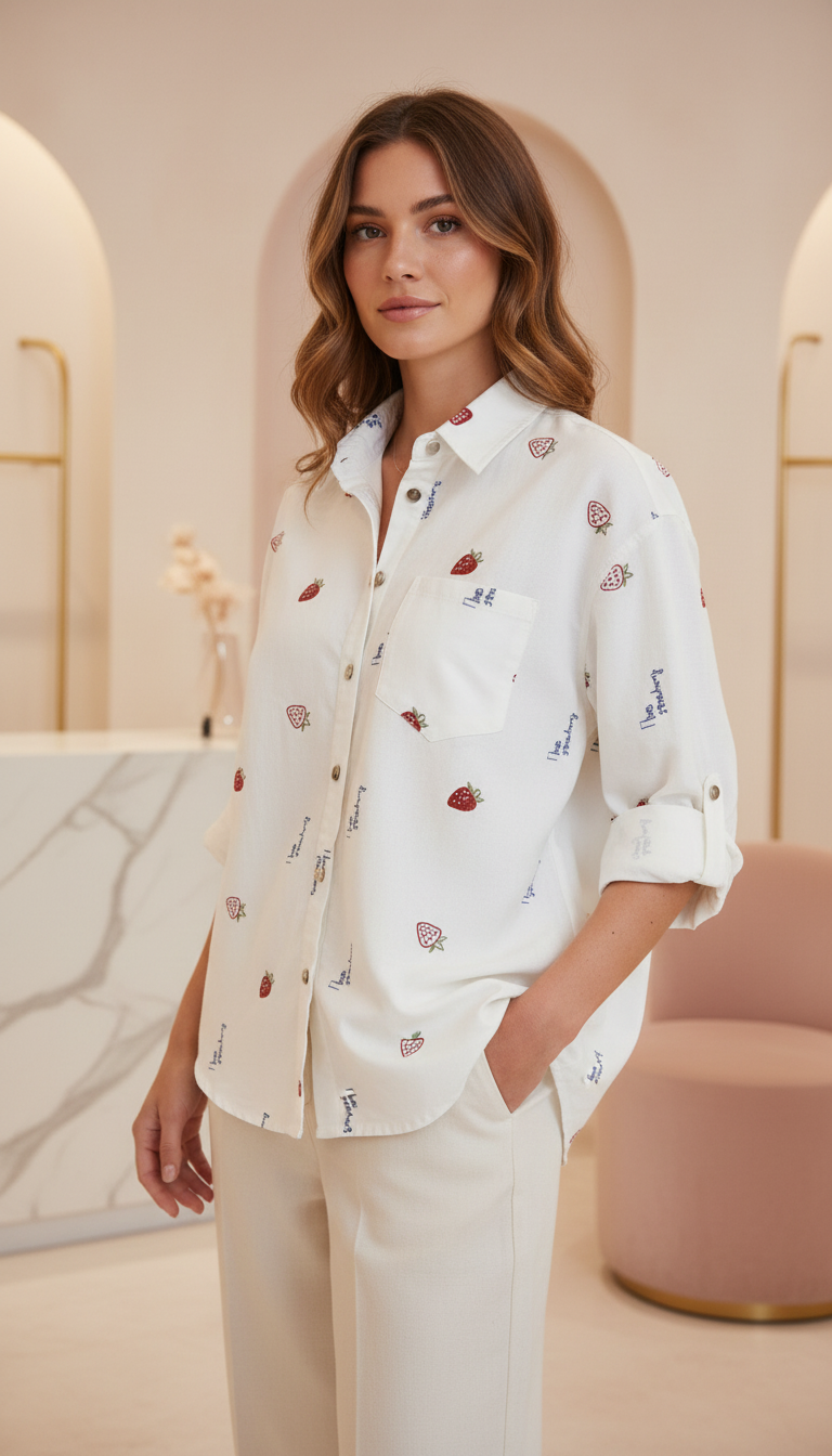 Camicia Jeans Fragolina