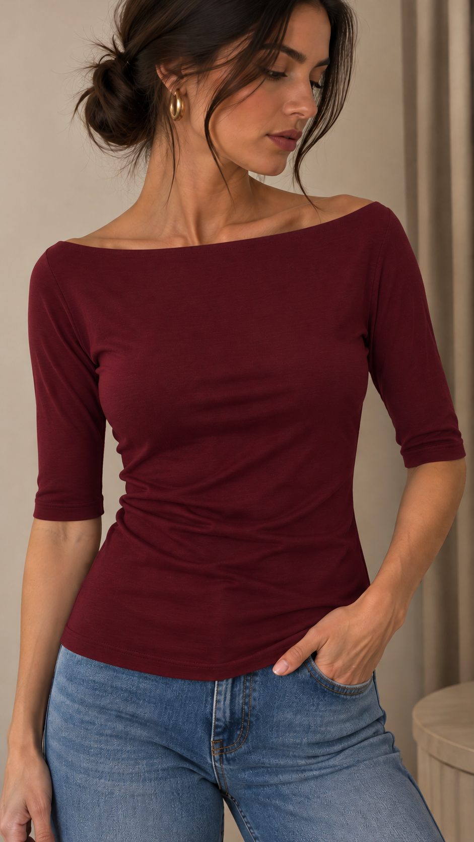 Maglia Basic Viscosa