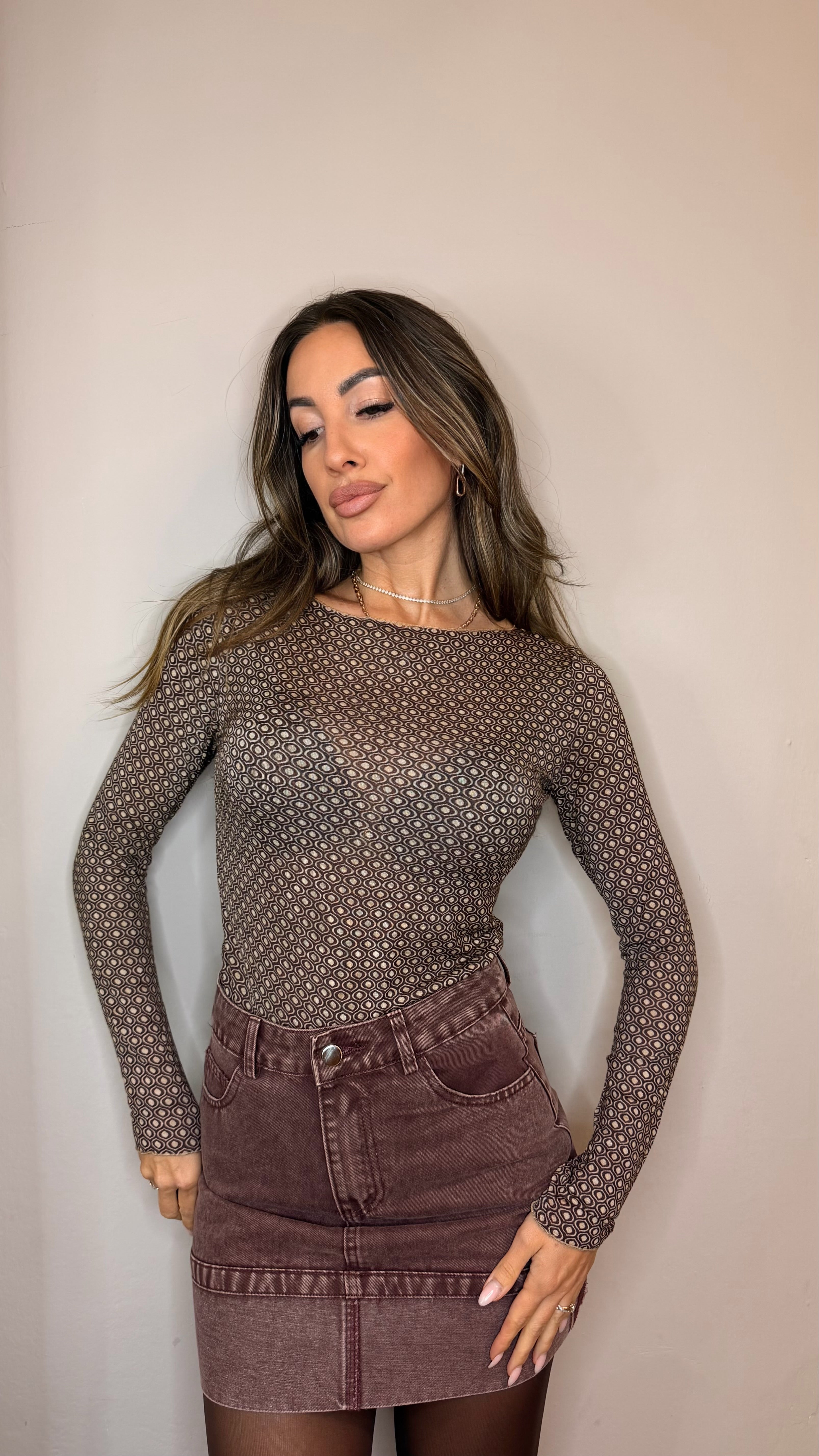 Gonna Denim 5 Tasche