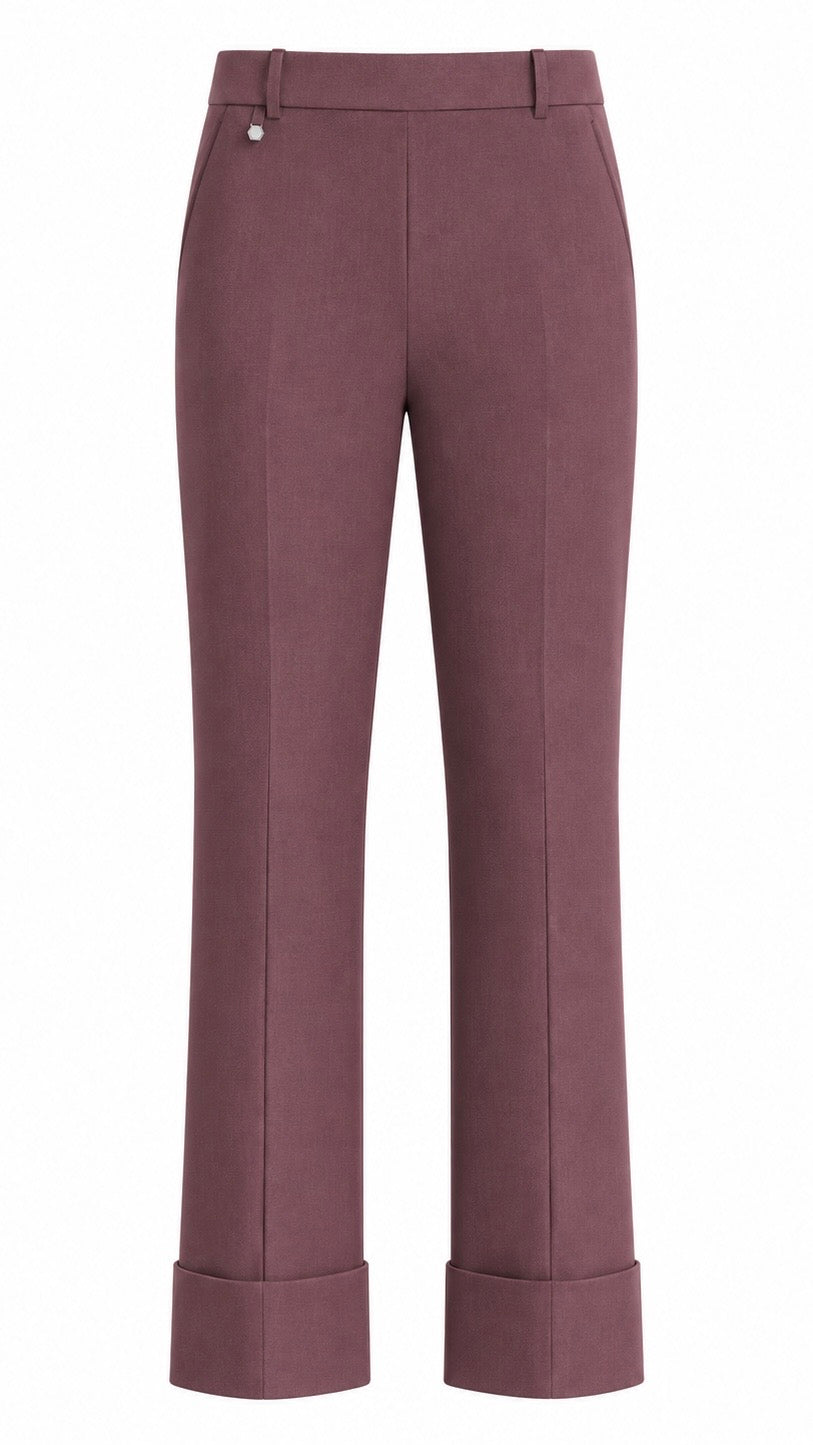 Pantalone dritto con risvolto RAGNO