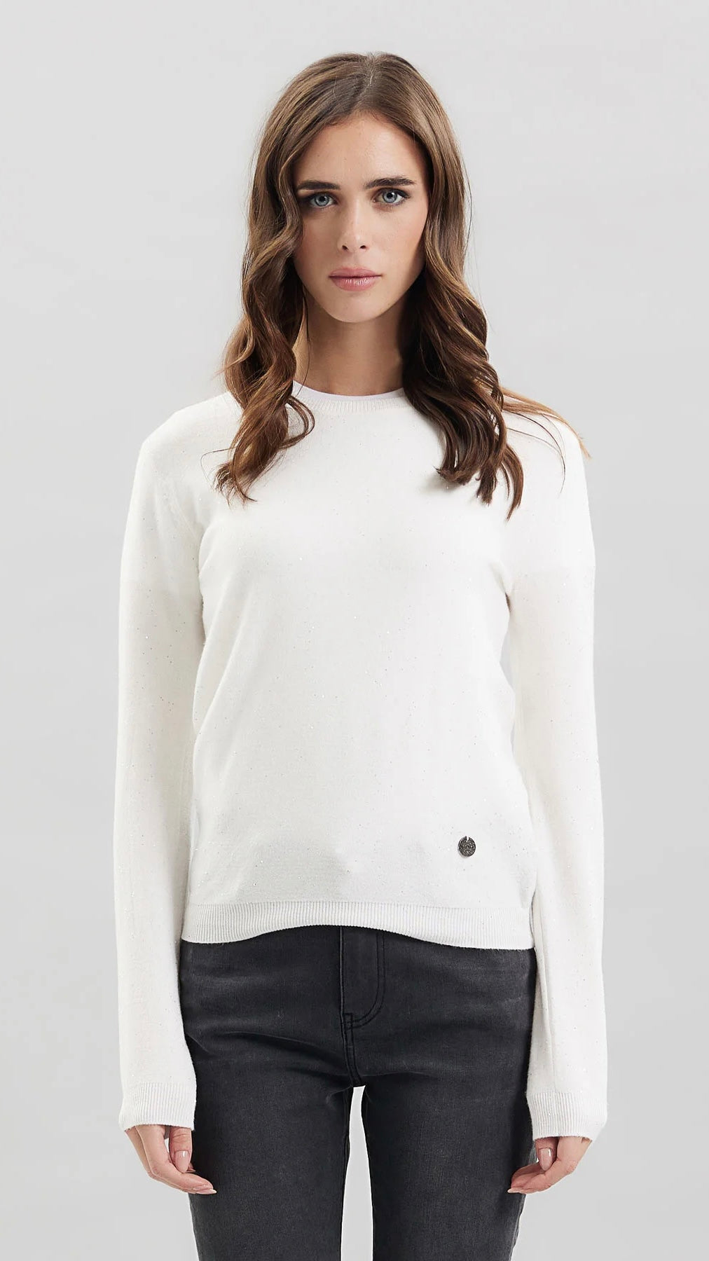 Maglia Girocollo Micropailletes