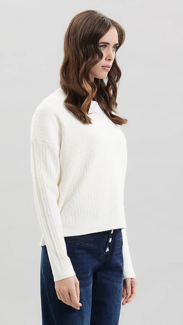 Maglia V Trecce