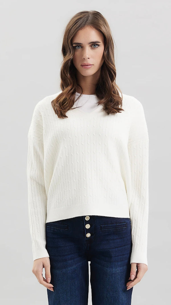 Maglia V Trecce