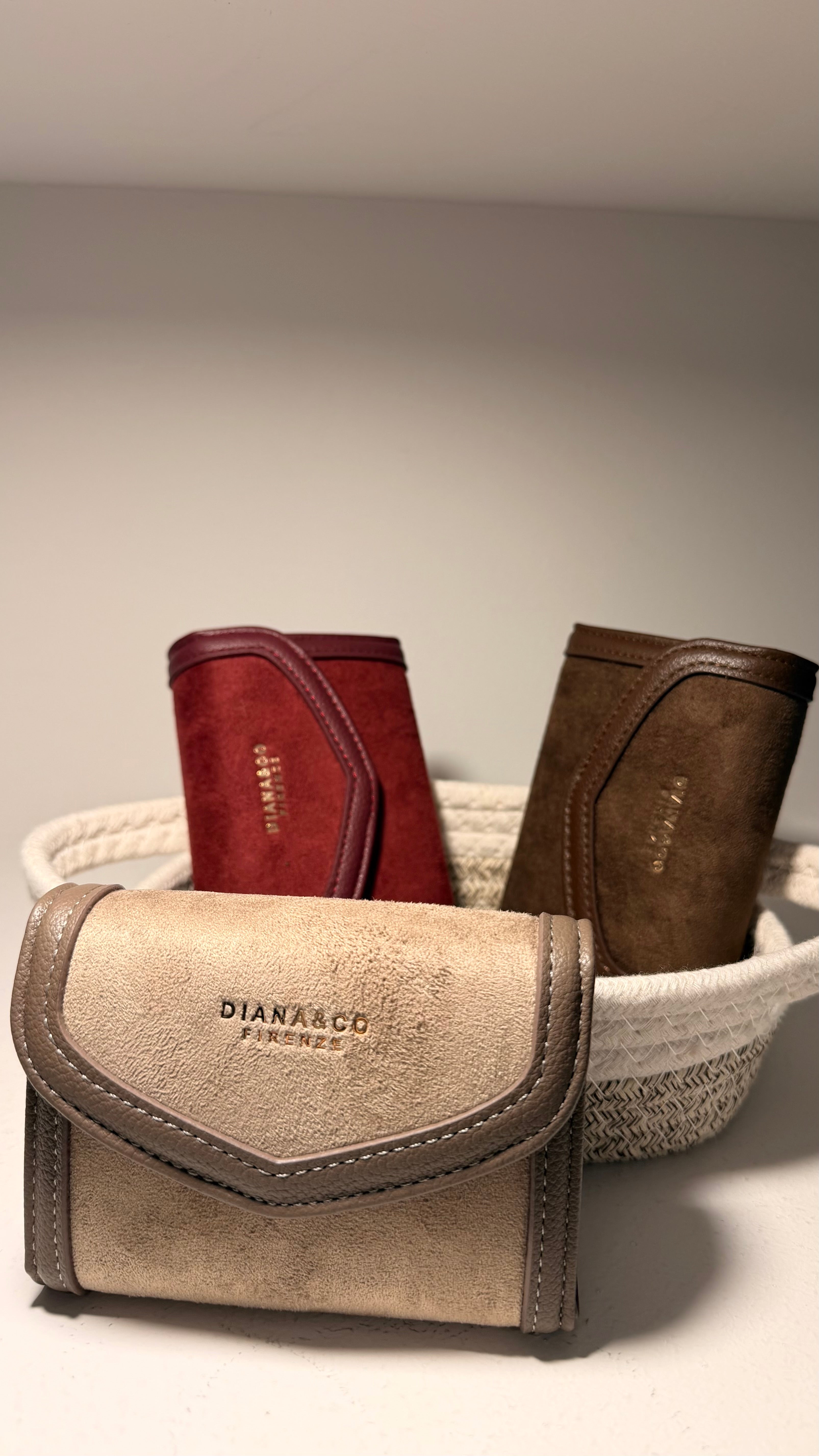 Portafoglio Suede