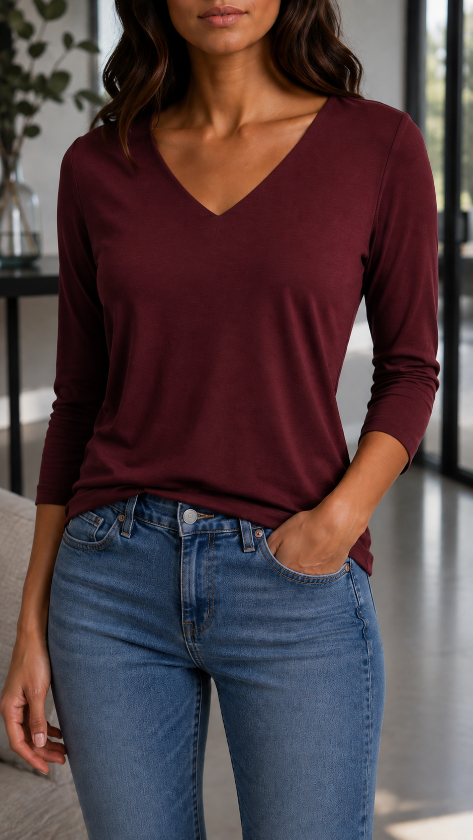 Maglia Scollo “ V “
