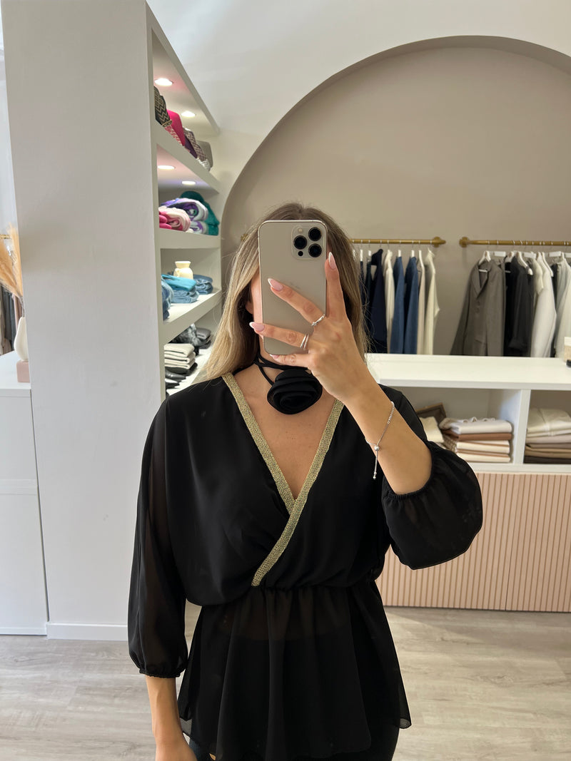 Blusa Tulle