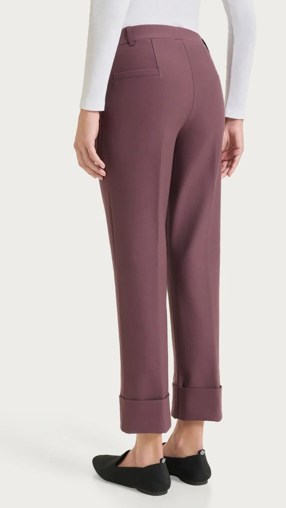Pantalone dritto con risvolto RAGNO
