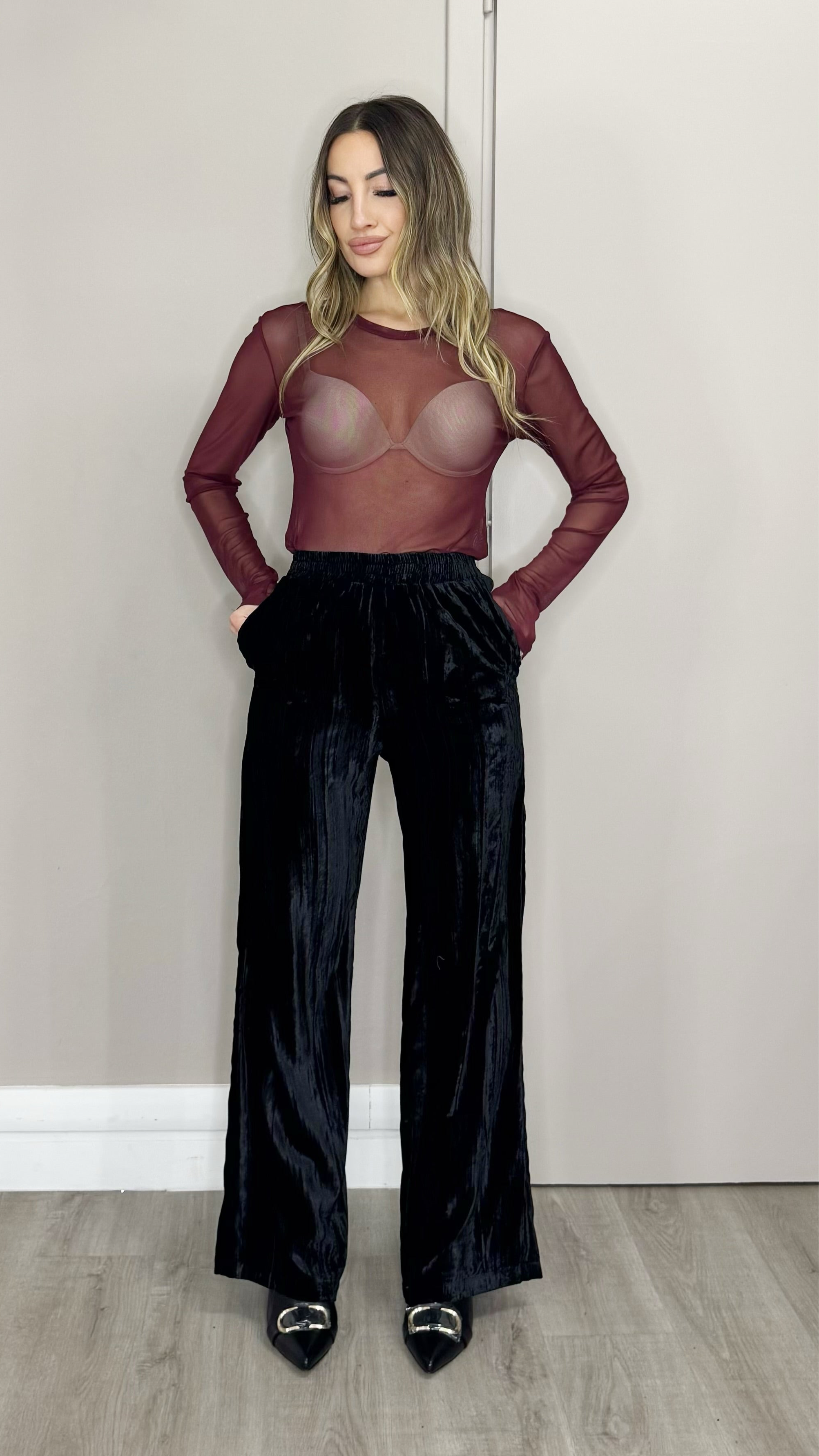 Pantaloni velluto ELEH