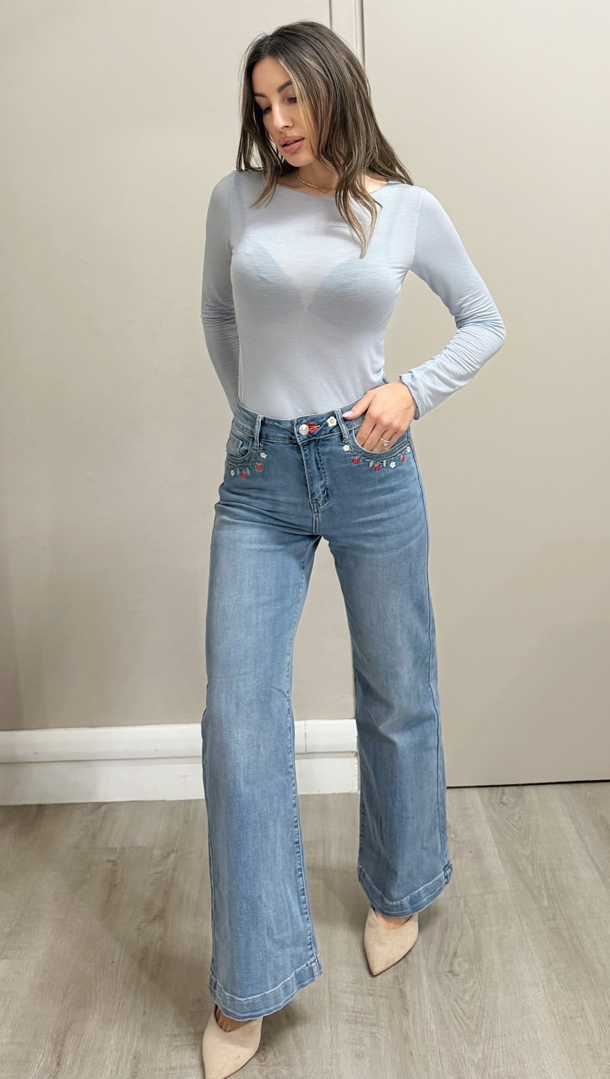Jeans Ricami