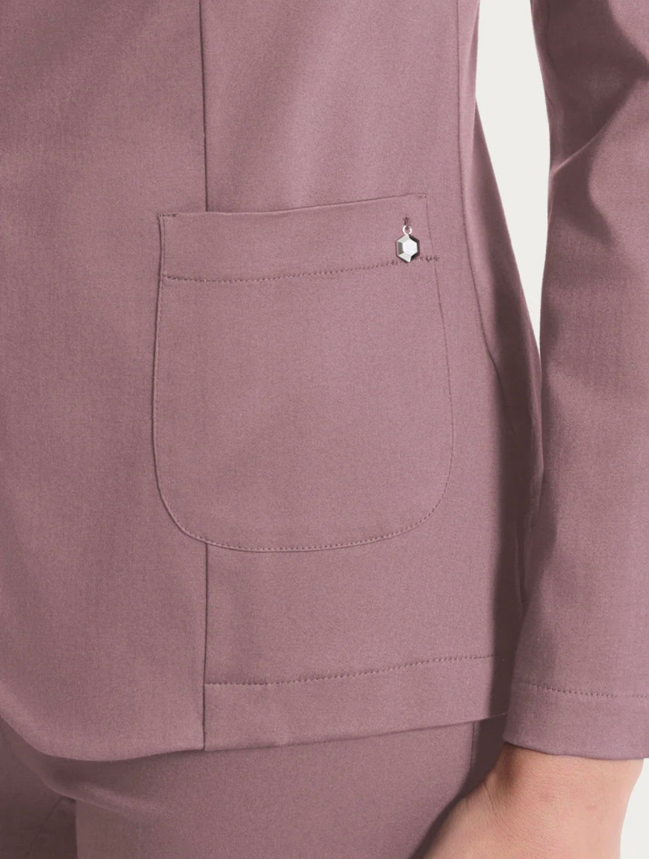 Blazer Satin due bottoni