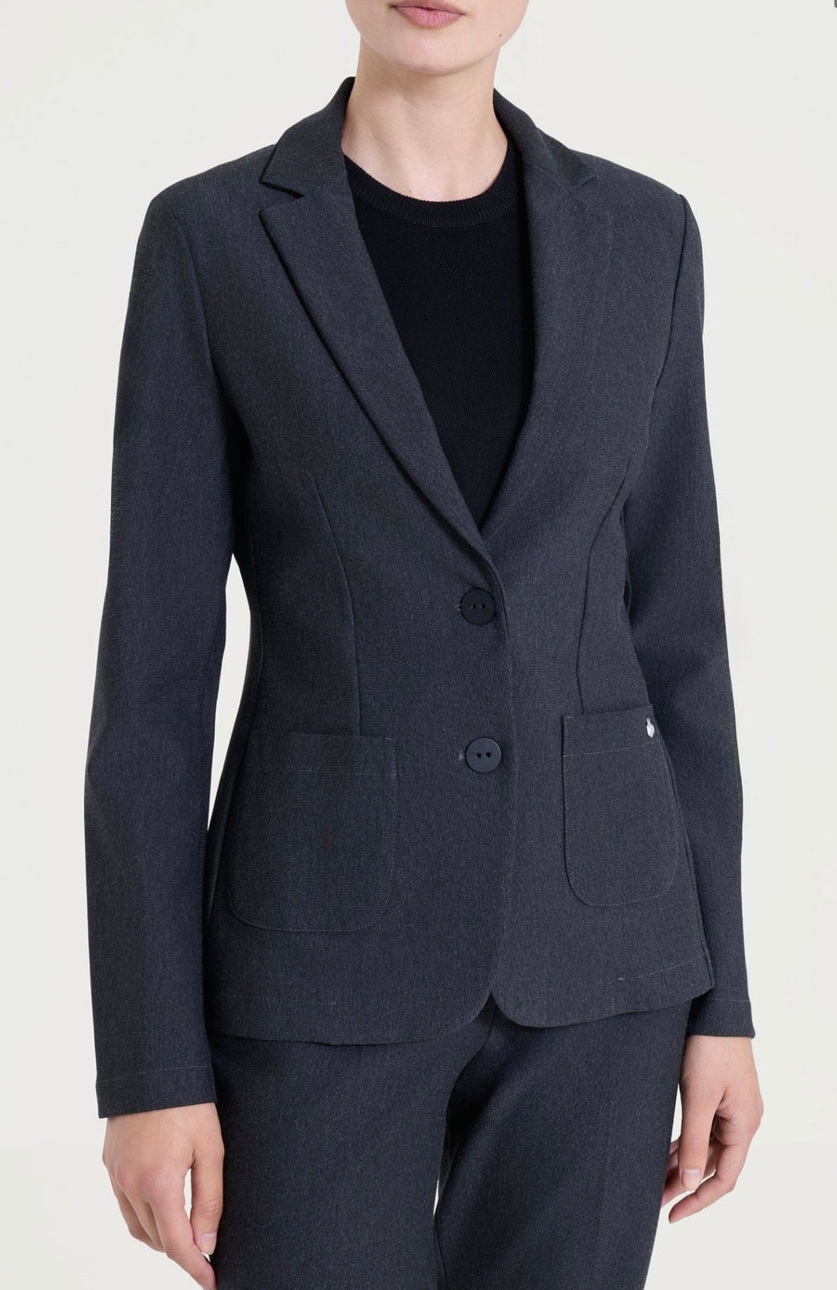 Blazer con Tasche Slim