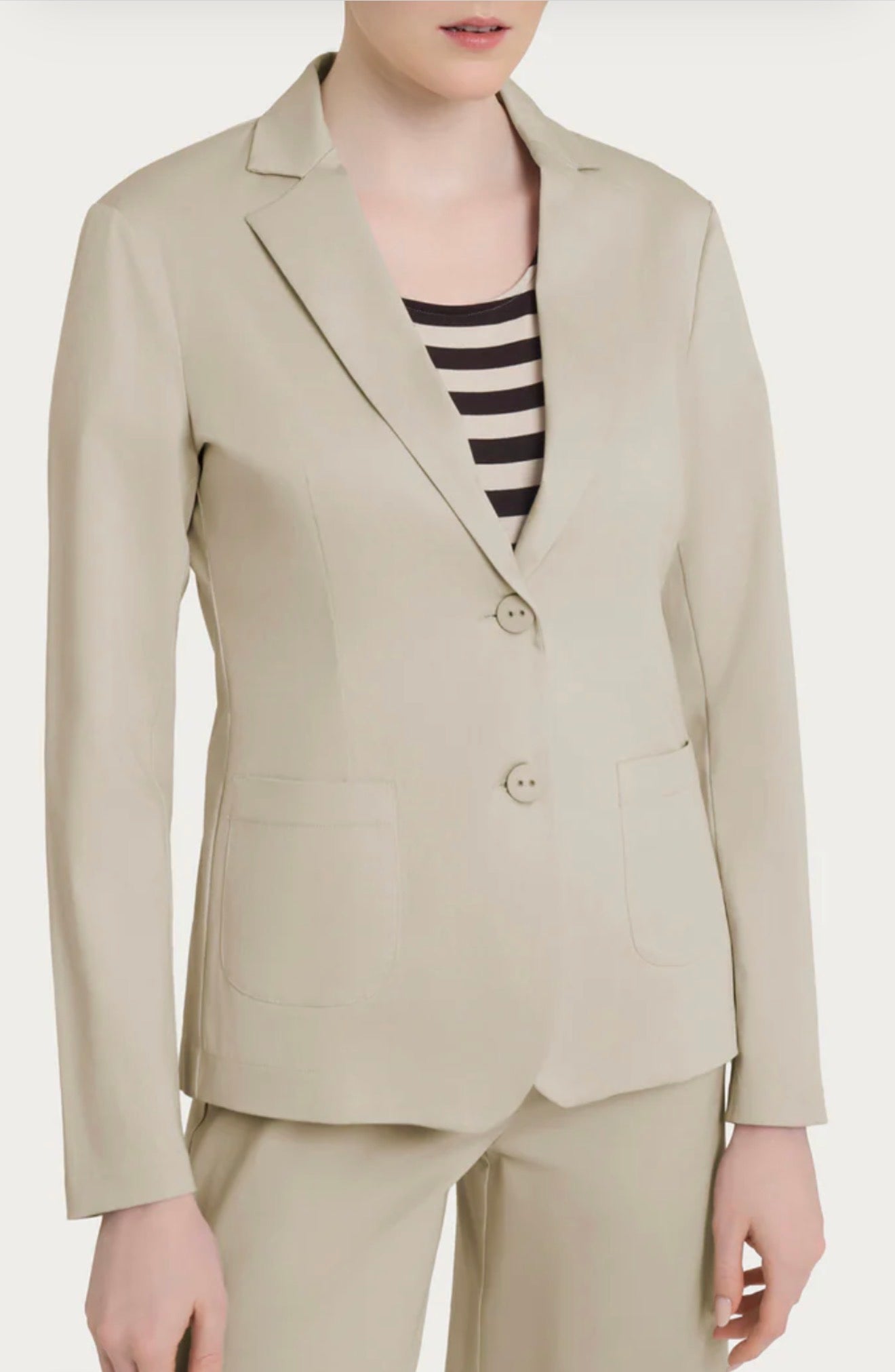 Blazer Satin due bottoni
