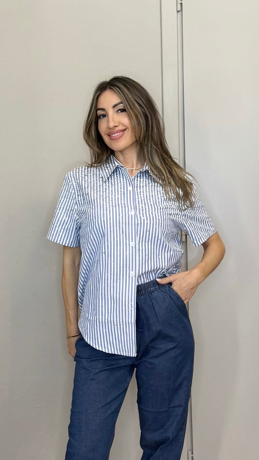 Camicia Swarovski