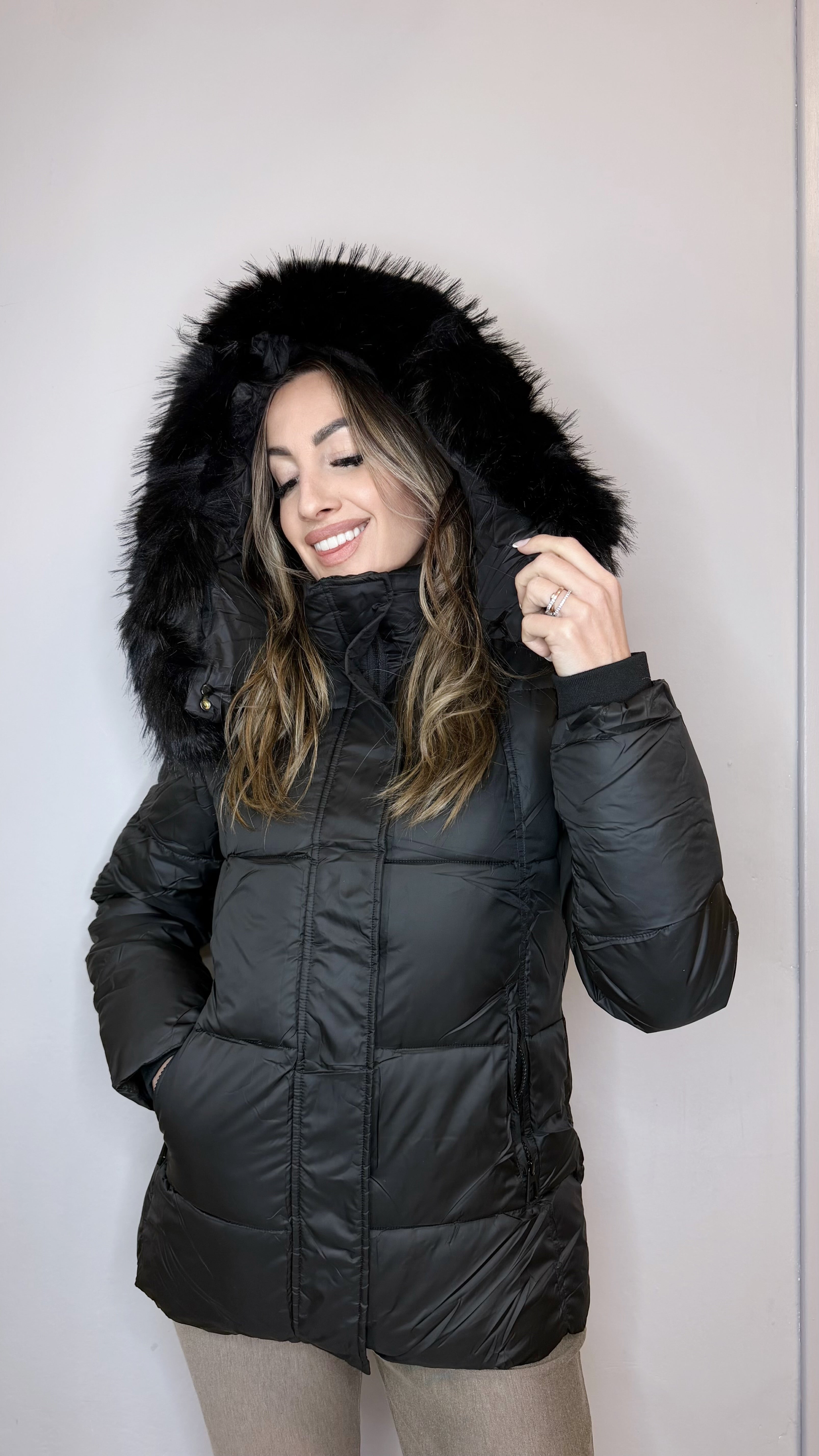 Piumino Black Poison