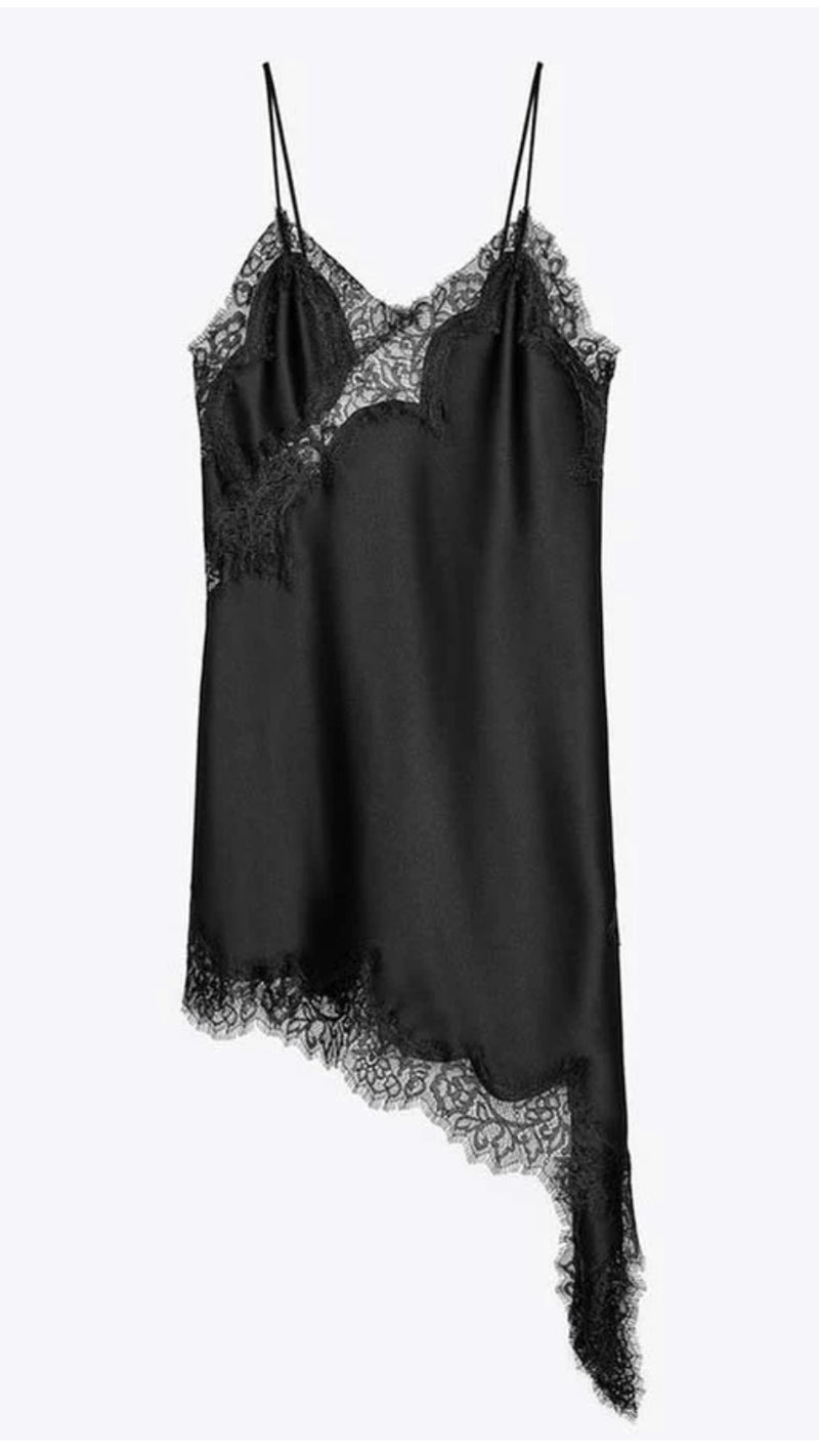 Dress Raso e Pizzo
