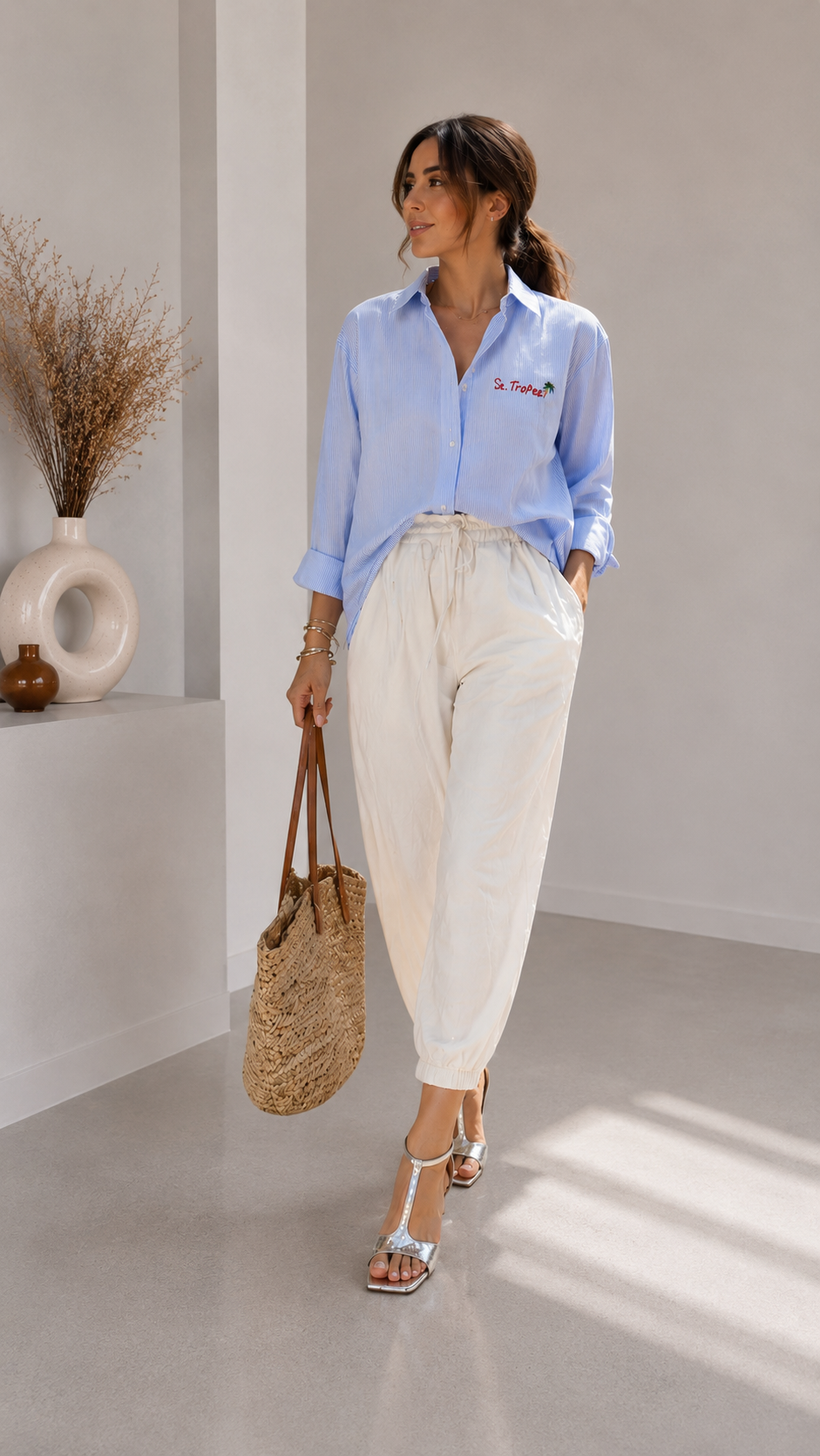 Pantalone Raso Sportchic